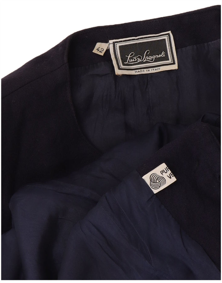 Luisa Spagnoli Blazer feminino IT 42 médio azul marinho lã