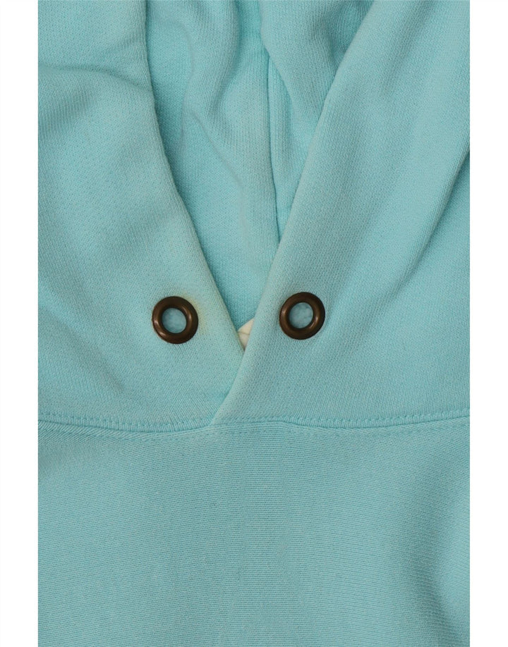 CHAMPION Womens Oversized Hoodie Jumper UK 6 XS Blue Cotton Vintage Champion and Second-Hand Champion from Messina Hembry 