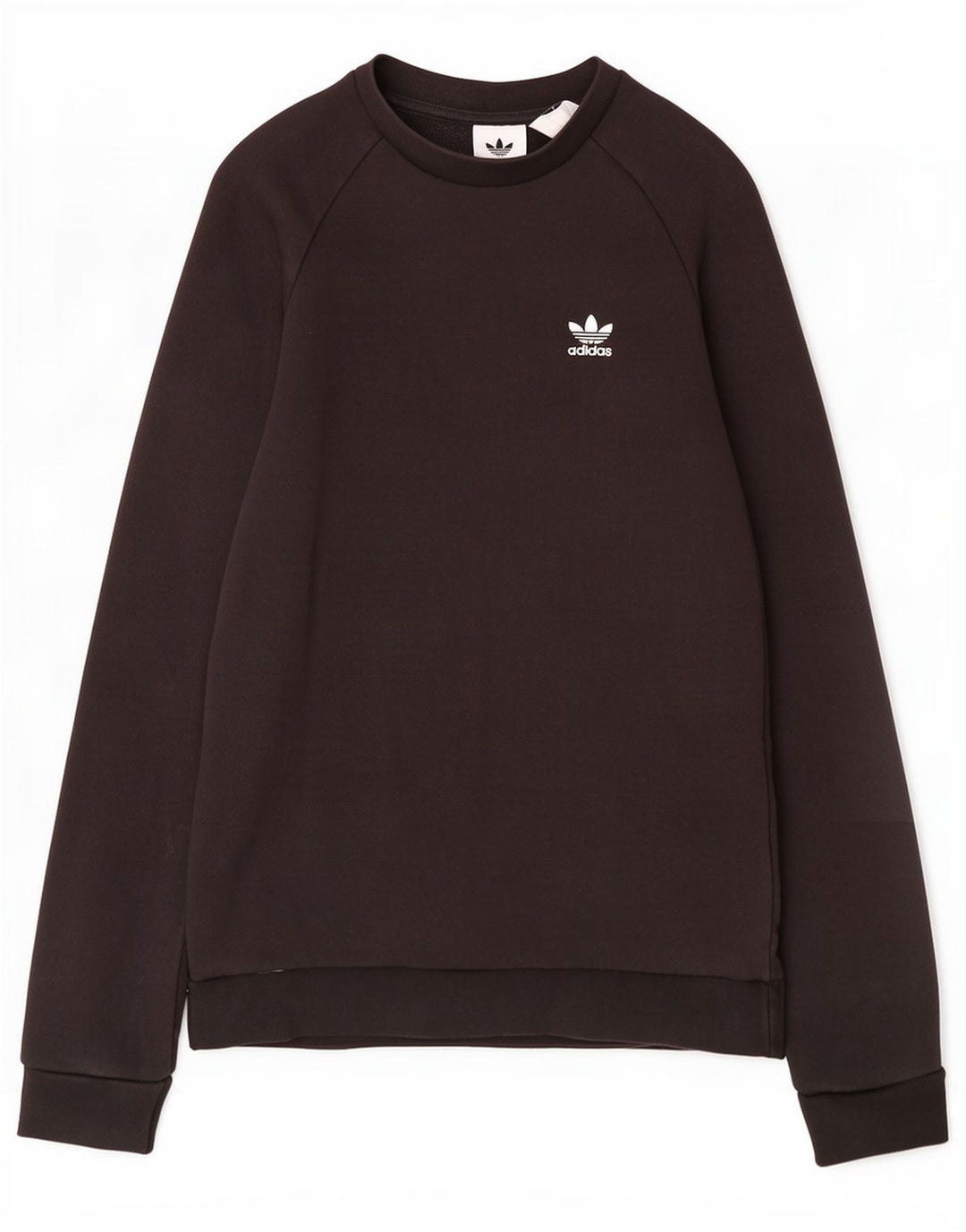 Adidas Mens Moletom Jumper Pequeno Algodão Preto