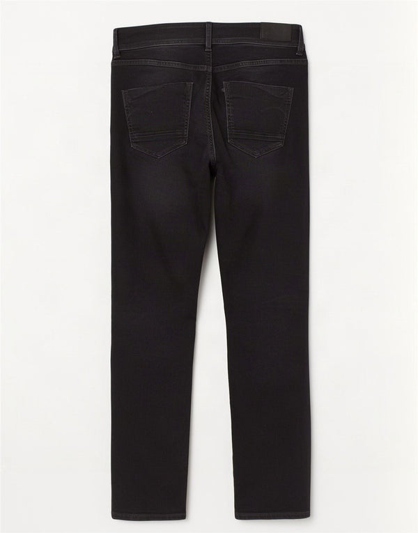 Calça jeans feminina G-Star Midge Mid Rise Slim W33 L30 preta