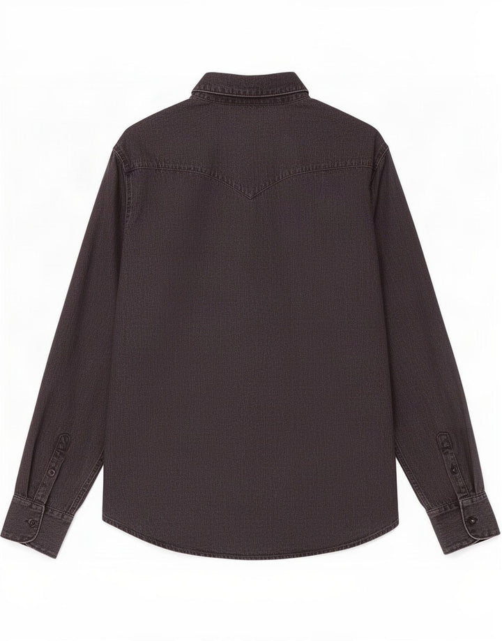 Camisa masculina Levi's média preta algodão