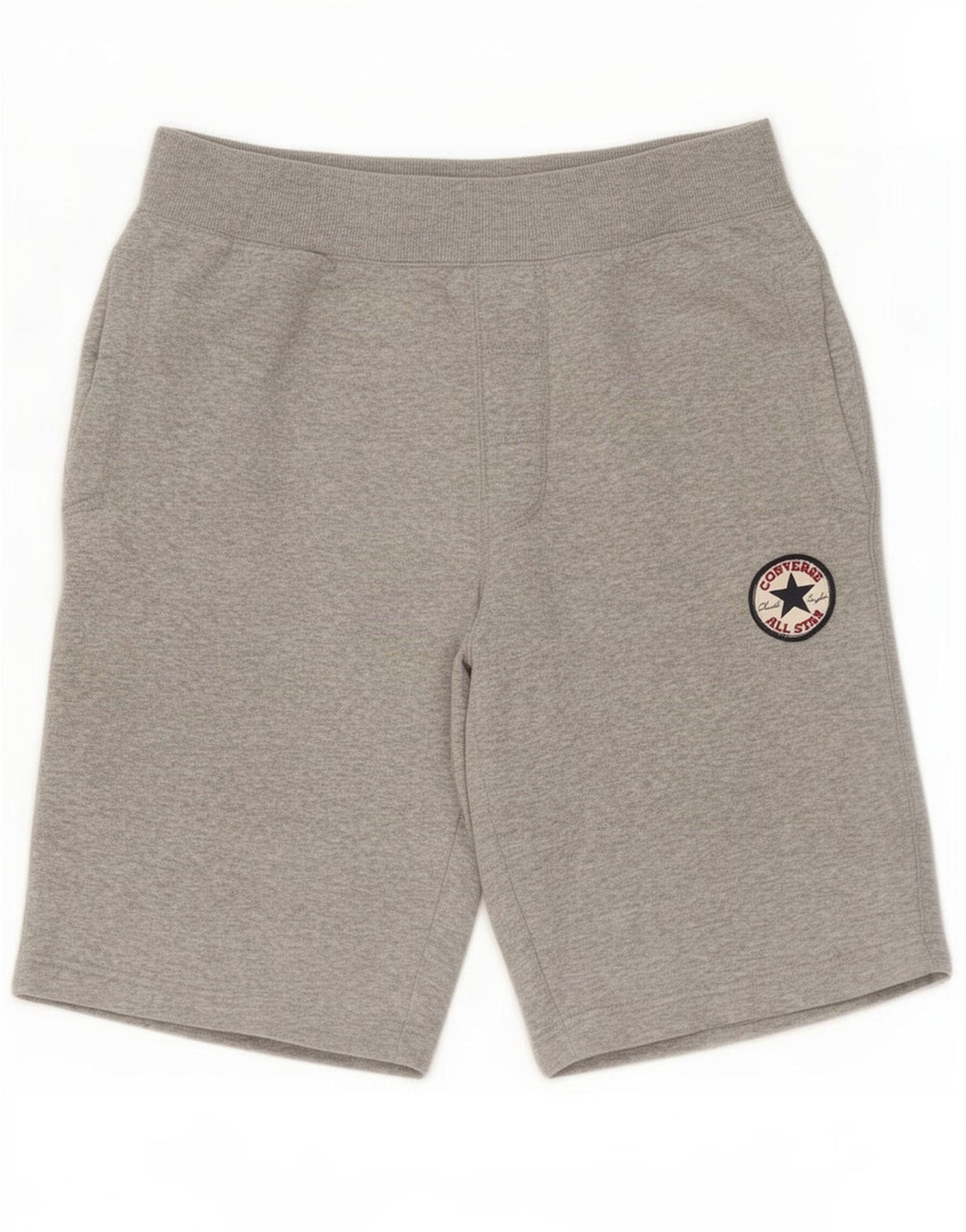 Converse Mens Sport Shorts Pequeno Algodão Cinza