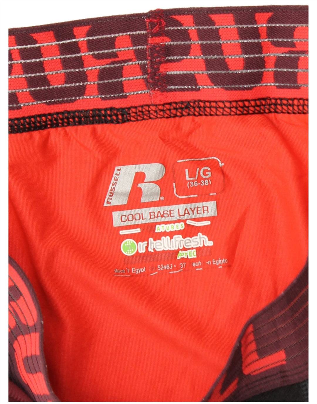 Russell Athletic Mens Leggings Grande Borgonha Colorblock