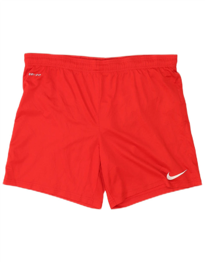 Nike Mens Dri Fit Sport Shorts Médio Poliéster Vermelho