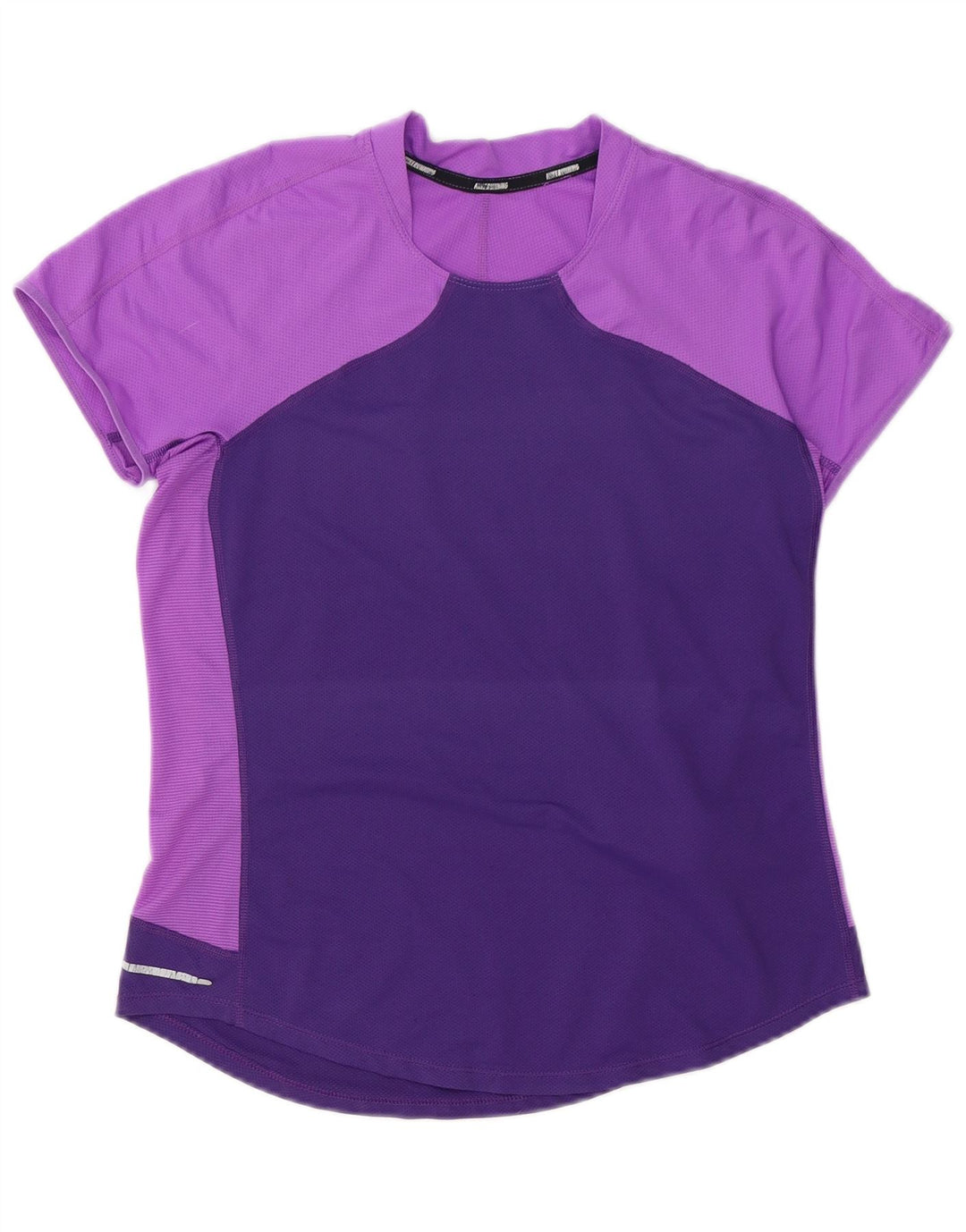 Camiseta feminina Nike Dri Fit Top UK 12 Medium Purple Colourblock Poliéster