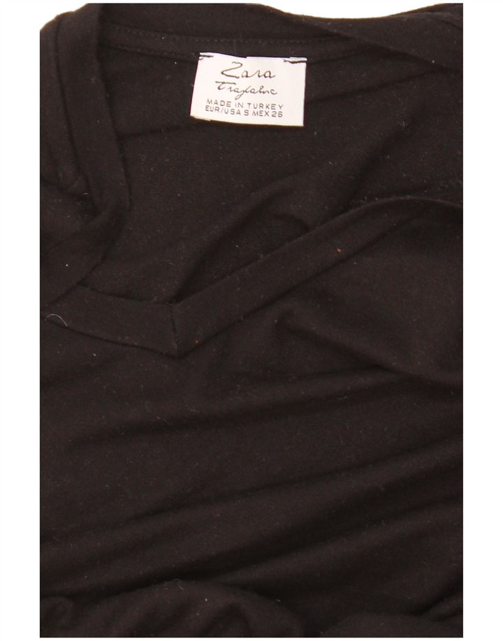 Zara Vestido feminino Trafaluc A-Line pequeno preto