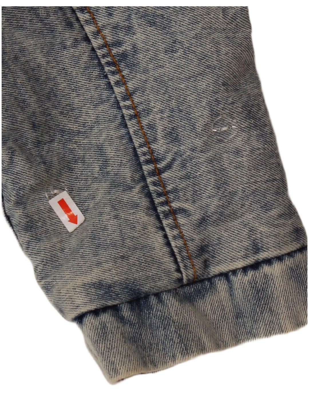 NOVA COLEÇÃO Jaqueta jeans feminina oversized manga 3/4 Reino Unido 10 pequena azul