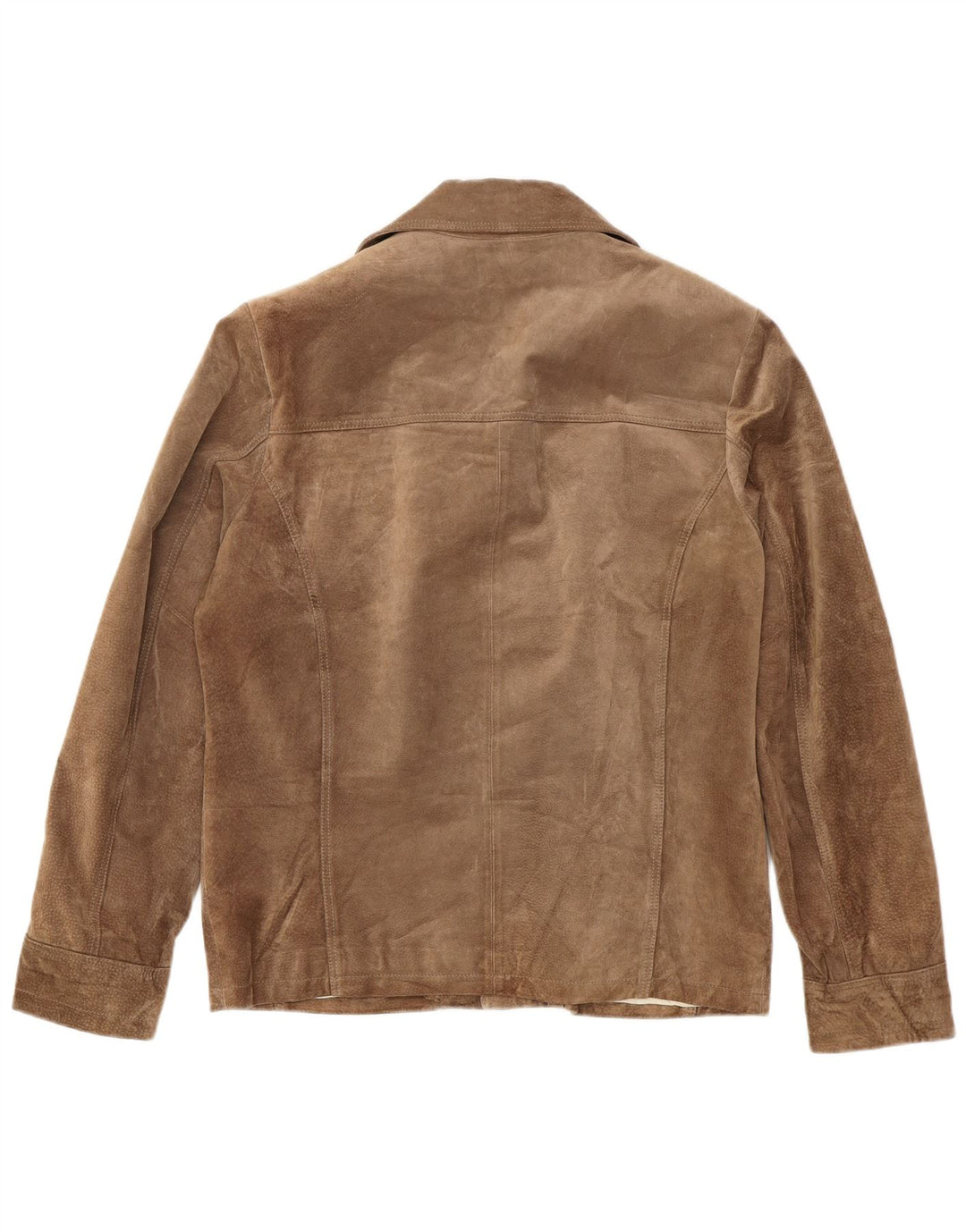 Jaqueta masculina de camurça J.J.Scott IT 50 grande couro marrom