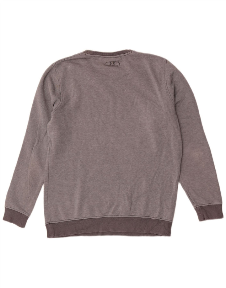 Under Armour Mens moletom jumper médio cinza risca de giz