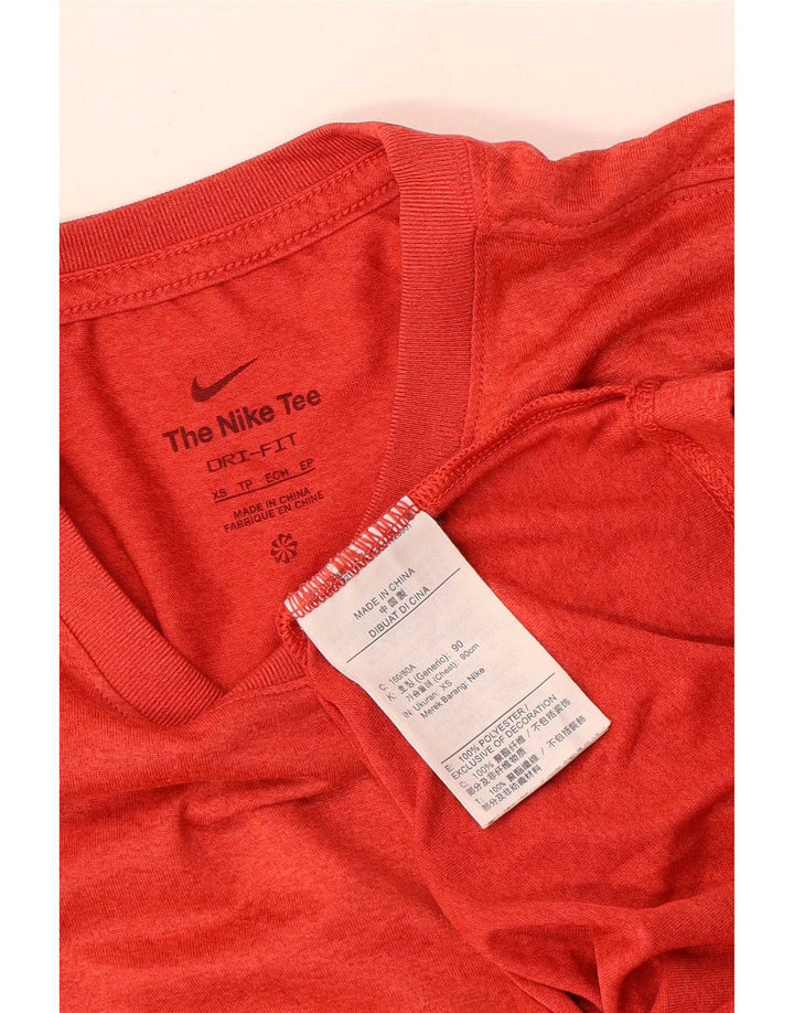 Camiseta Nike Masculina Dri Fit Top XS Poliéster Vermelho