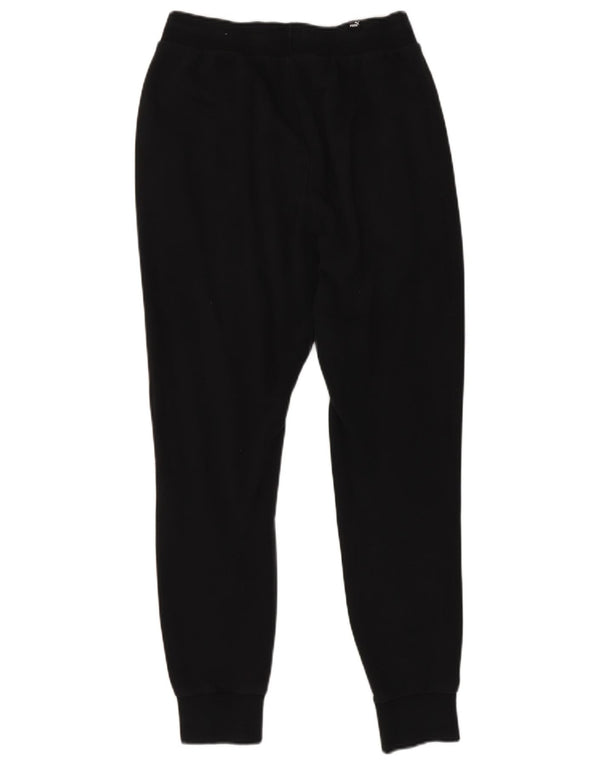 Calça de treino masculina Puma Joggers médio preto colorblock algodão