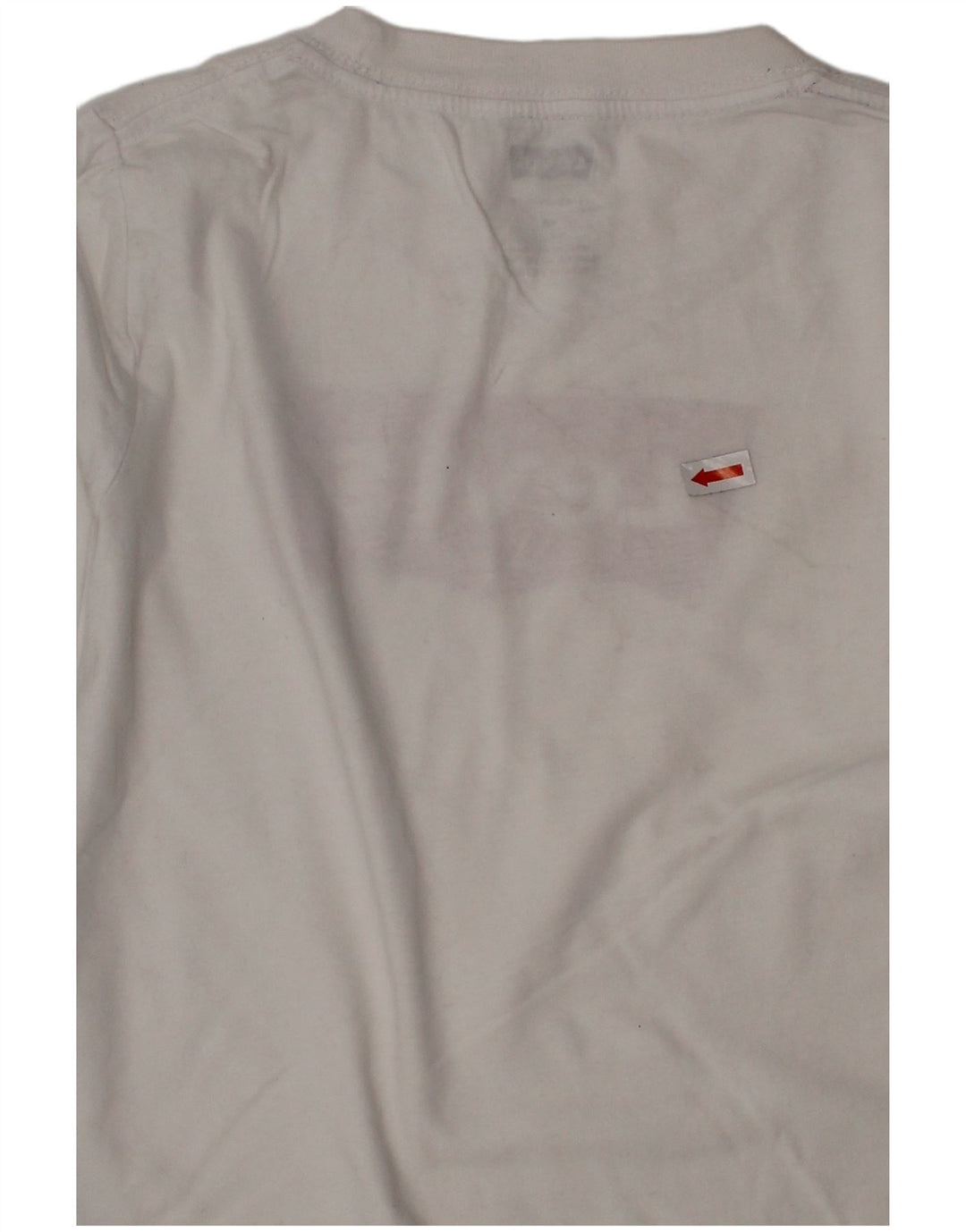 LEVI'S Boys Graphic Top manga comprida 3-4 anos algodão branco