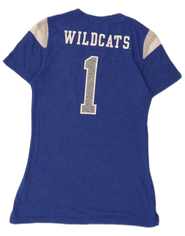 Camiseta Nike Feminina Kentucky Wildcats Graphic Top UK 10 Pequena Azul