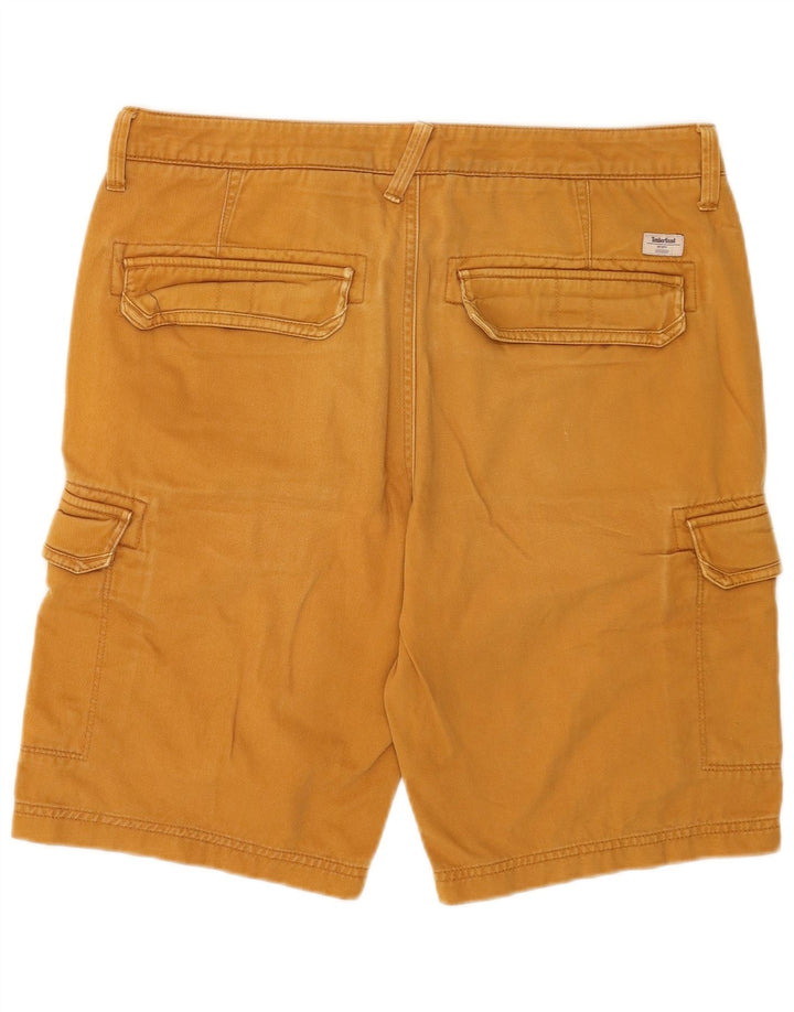 Timberland Mens Regular Cargo Shorts W34 Grande Algodão Marrom
