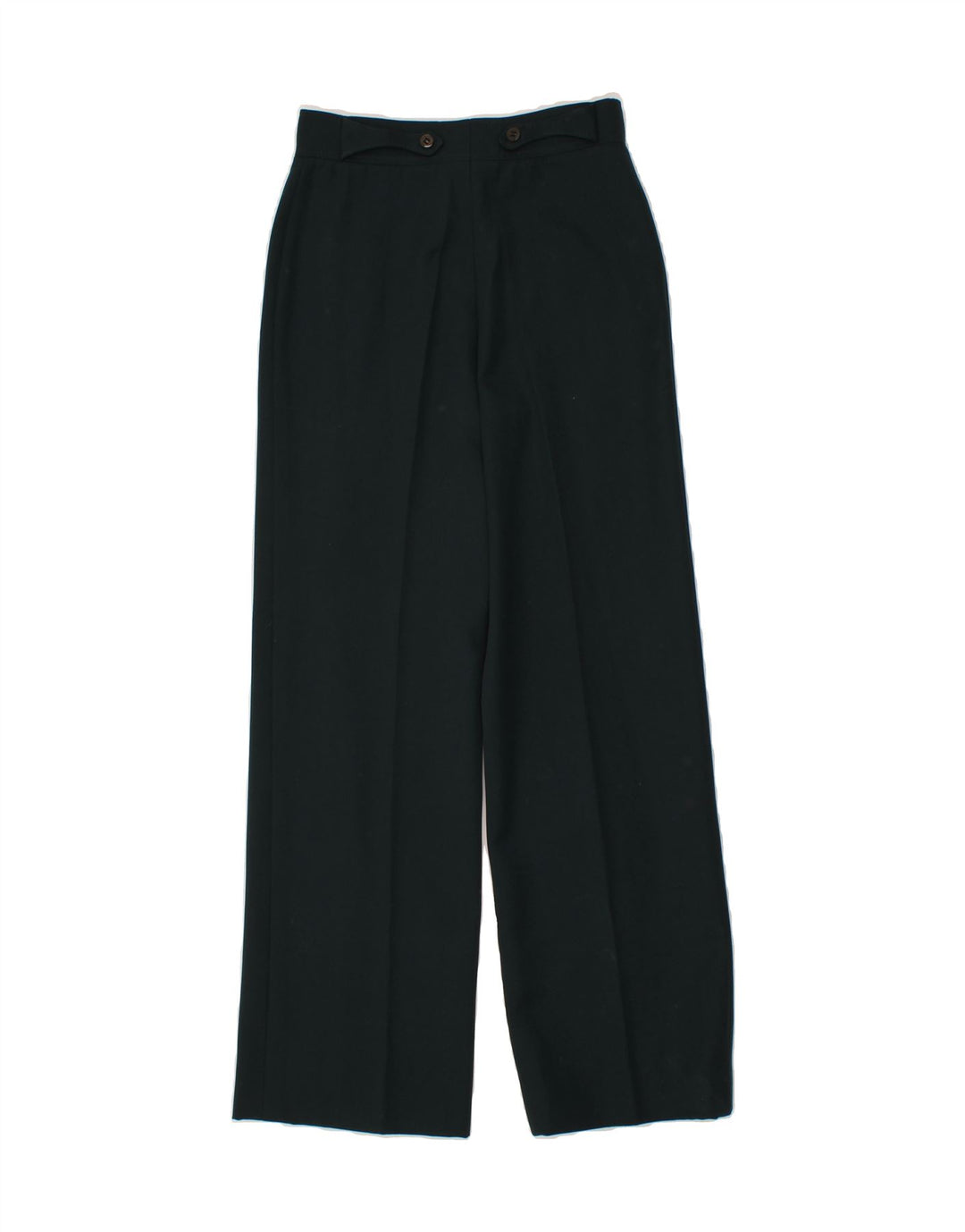 VINTAGE Womens Straight Casual Trousers W26 L28 Black Vintage Vintage and Second-Hand Vintage from Messina Hembry 