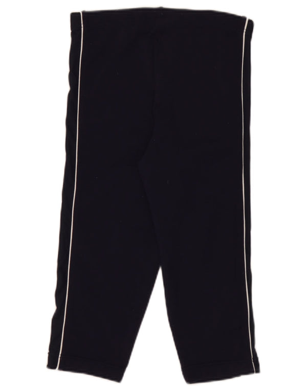 Puma Womens Capri Leggings UK 10 Pequeno Azul Marinho Nylon