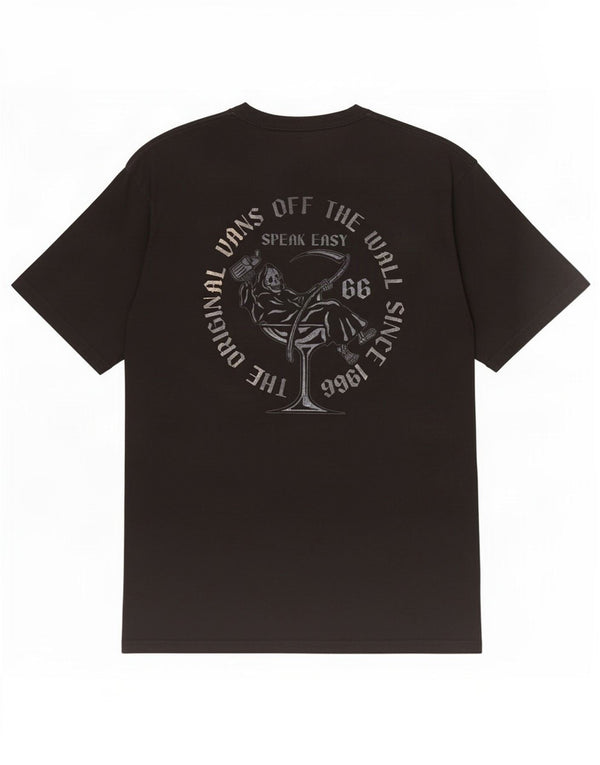 Camiseta Vans Masculina Classic Fit Graphic Top Médio Algodão Preto