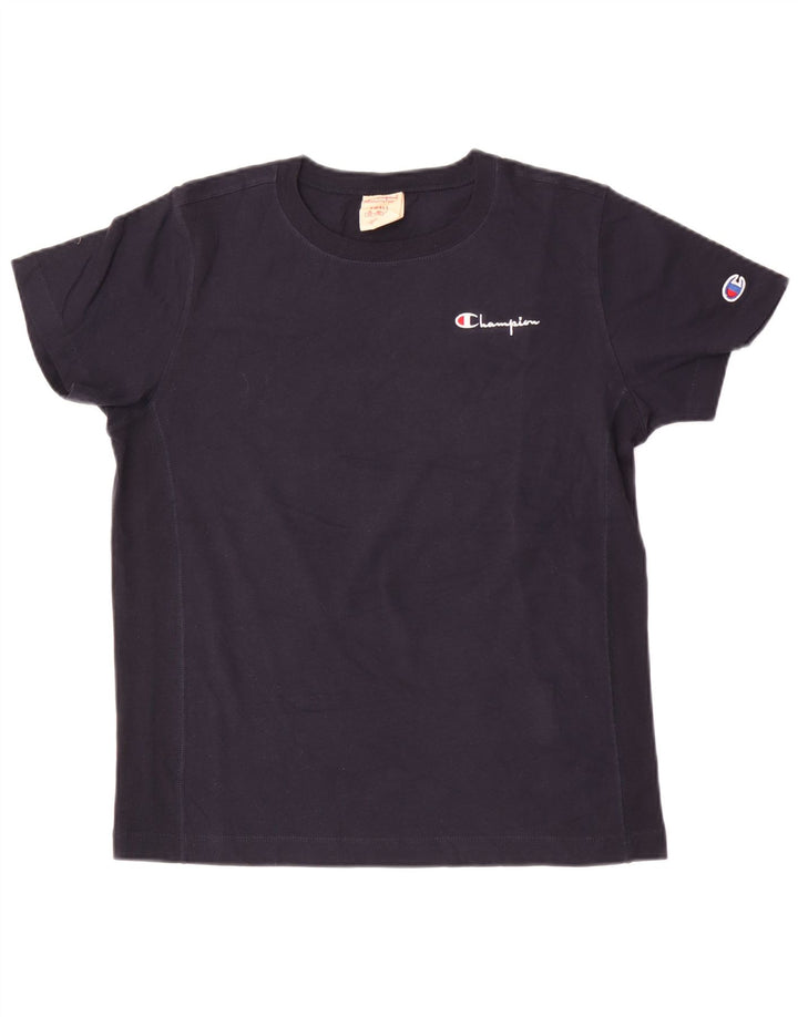 Camiseta masculina Champion pequena algodão azul marinho
