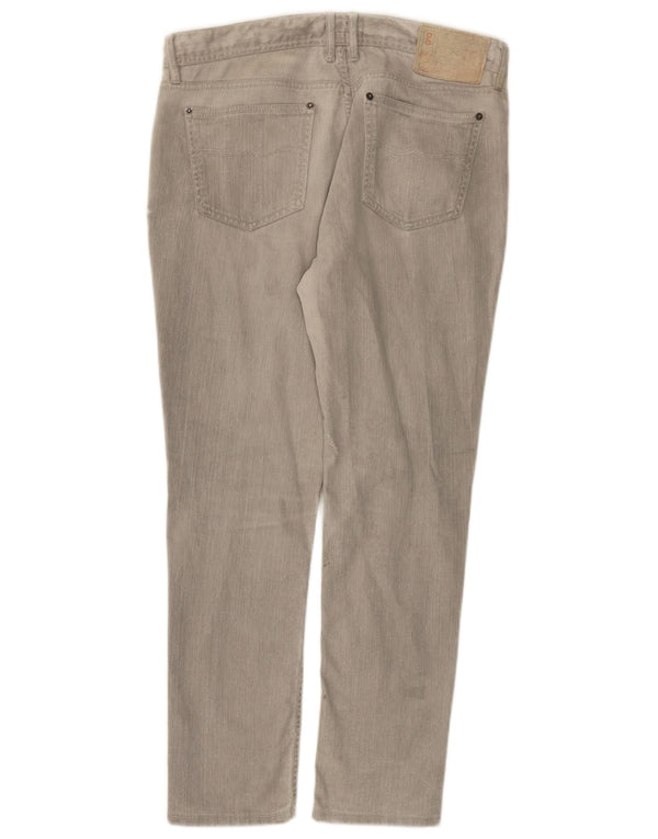 Dolce & Gabbana Calça jeans masculina justa e reta regular W34 L28 cinza