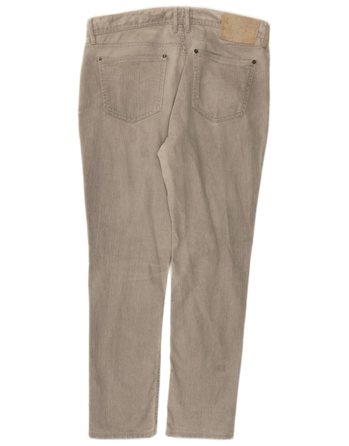 Dolce & Gabbana Calça jeans masculina justa e reta regular W34 L28 cinza