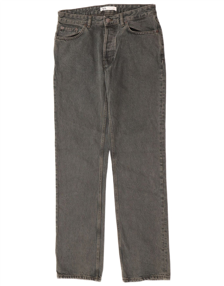 Zara Mens Straight Jeans EU 40 MMedium W31 L33 Verde