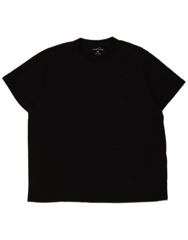 Camiseta masculina Eddie Bauer Top 2XL algodão preto