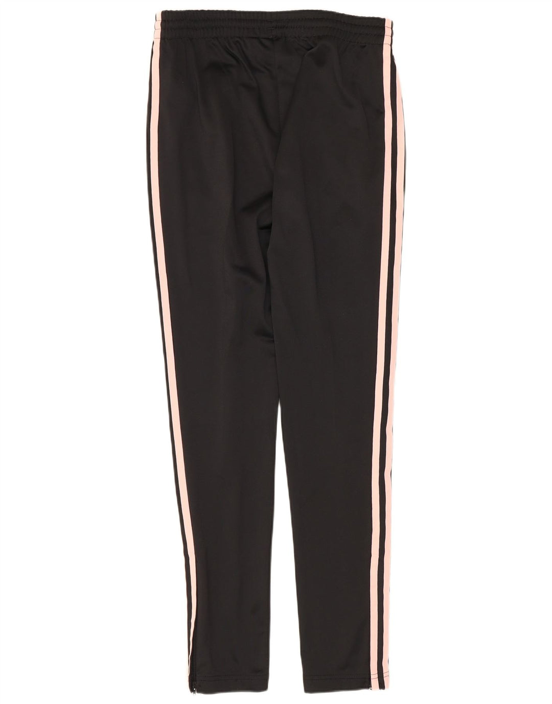 Calça de treino feminina ADIDAS UK 8 pequena preta poliéster