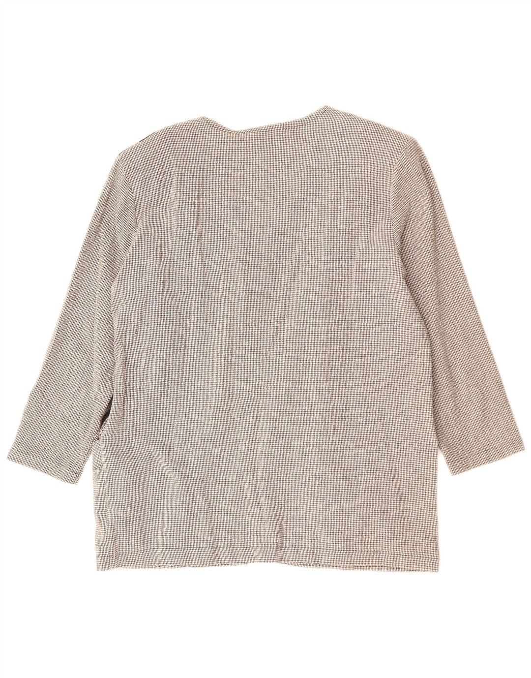 Jaqueta Blazer Oversized Feminina Vintage Reino Unido 16 Grande Bloco de Cores Cinza