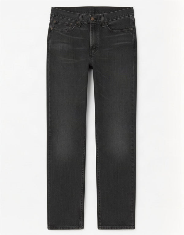 Jeans retos masculinos Levi's W34 L34 algodão preto