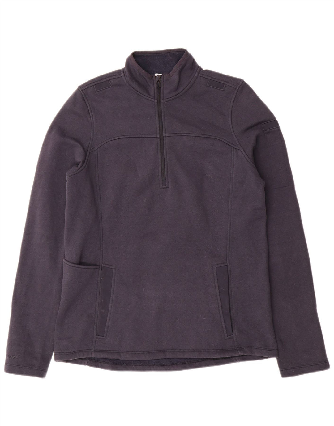 UNDER ARMOUR Masculino Cold Gear Zip Neck Moletom Jumper Médio Azul Marinho