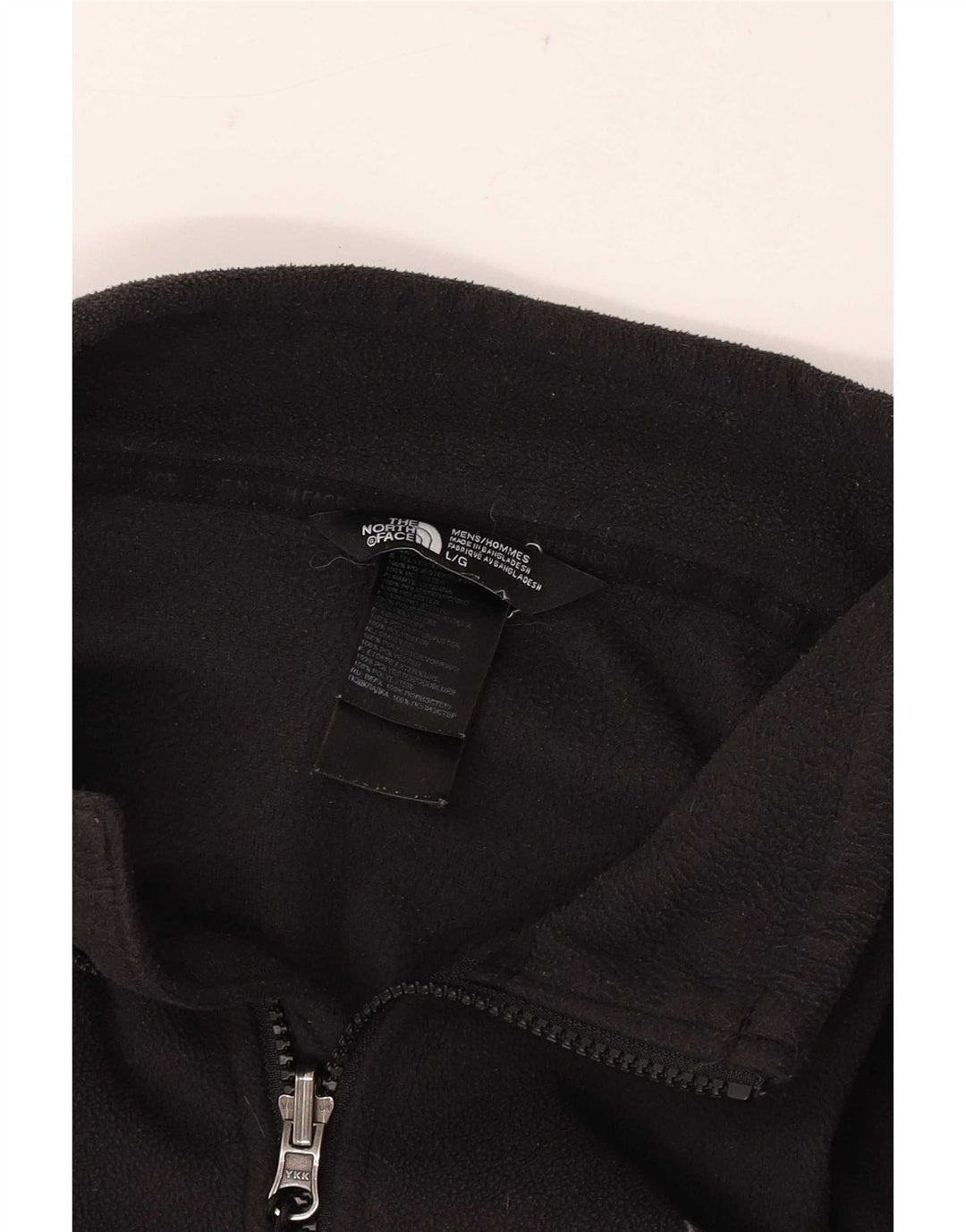 Jaqueta masculina de lã The North Face UK 40 grande poliéster preto