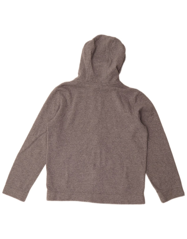 Suéter Nike Boys Zip com capuz 13-14 anos XL cinza algodão