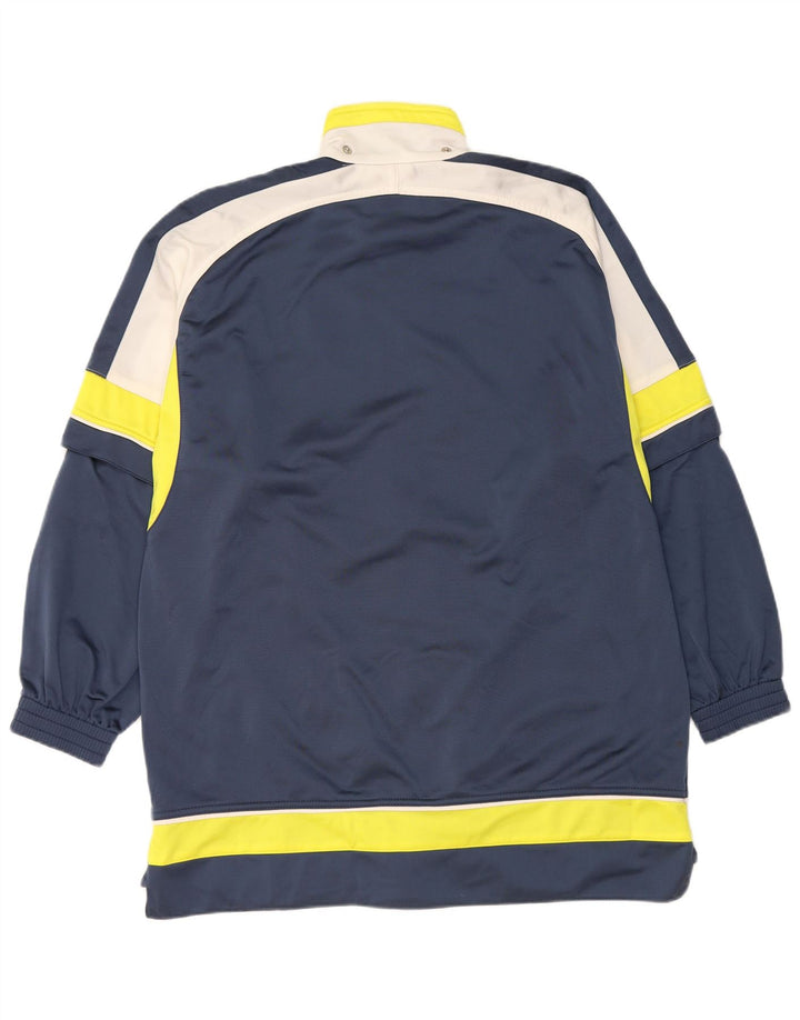 Diadora Mens Graphic Tracksuit Top Jacket UK 38 Médio Azul Marinho