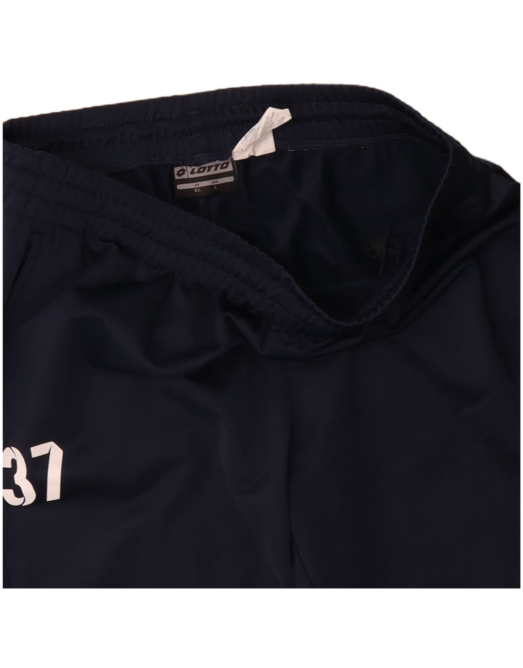 Calça de treino masculina Lotto XL azul marinho poliéster