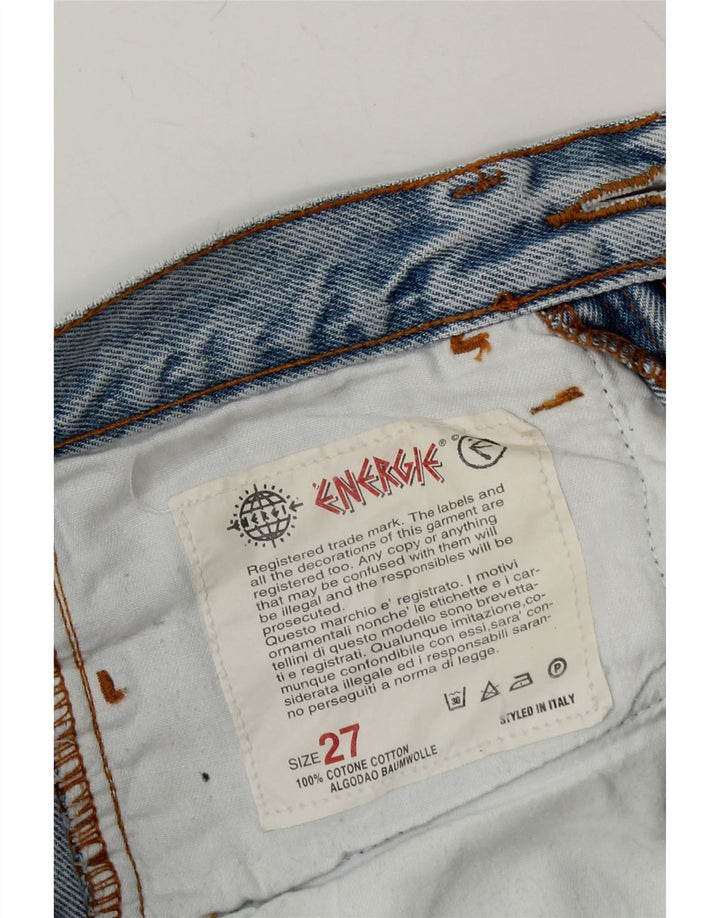 Calça jeans feminina ENERGIE W27 L30 azul algodão