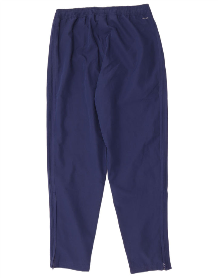Calça de treino masculina Adidas Climalite médio azul marinho poliéster