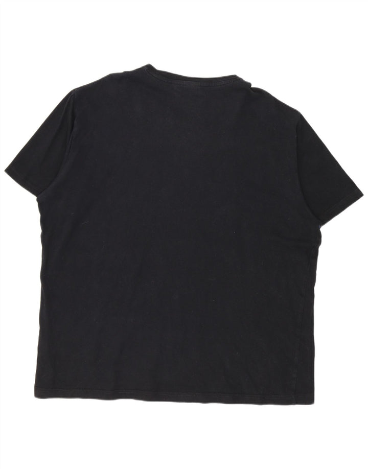 Camiseta masculina Asics Top 3XL algodão preto