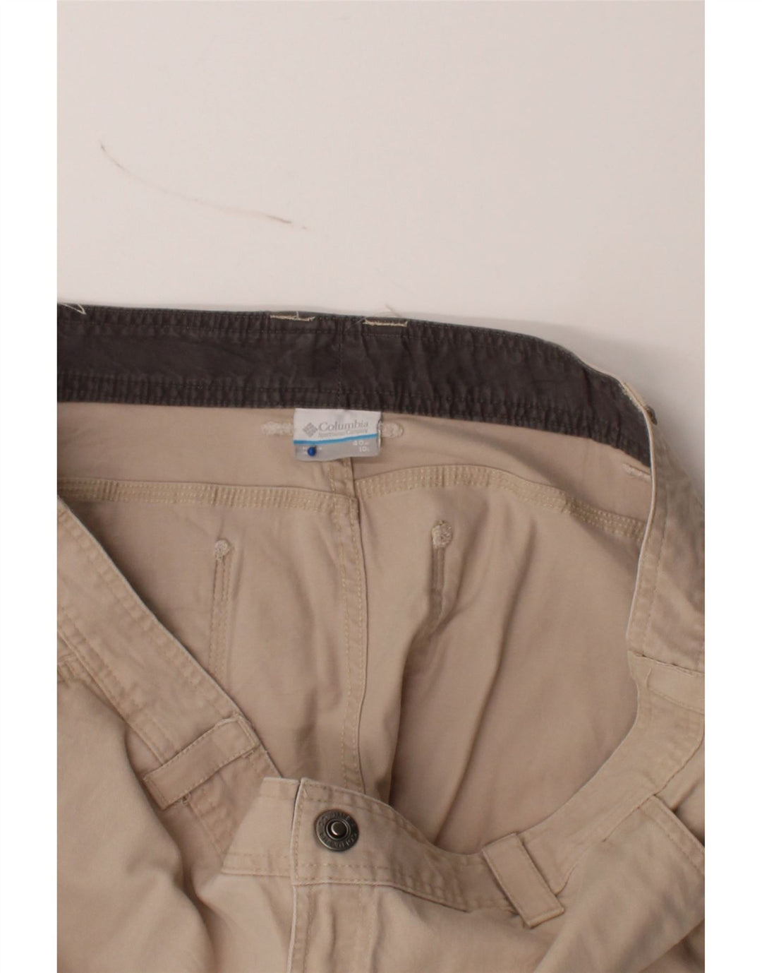 COLUMBIA Mens Cargo Shorts W40 XL Beige Cotton Vintage Columbia and Second-Hand Columbia from Messina Hembry 