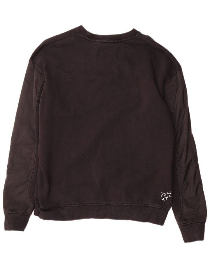 Jordan moletom gráfico masculino jumper grande algodão preto