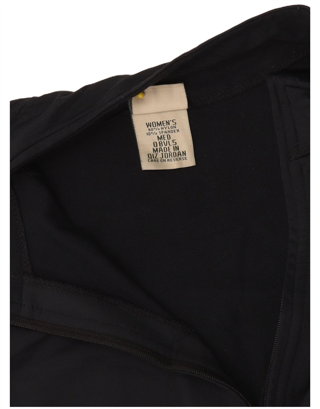 L.L.Bean Pulôver feminino com zíper e gola alta, pulôver, Reino Unido 14, médio, preto, nylon