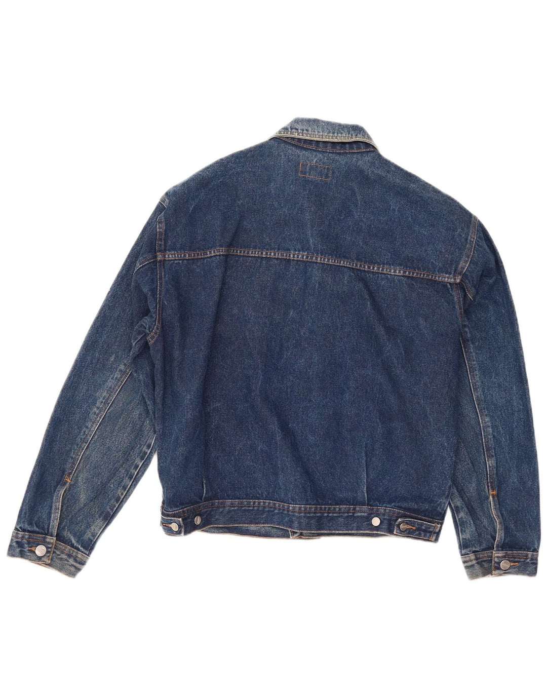 Jaqueta jeans masculina de férias com ajuste regular Reino Unido 38 algodão azul médio