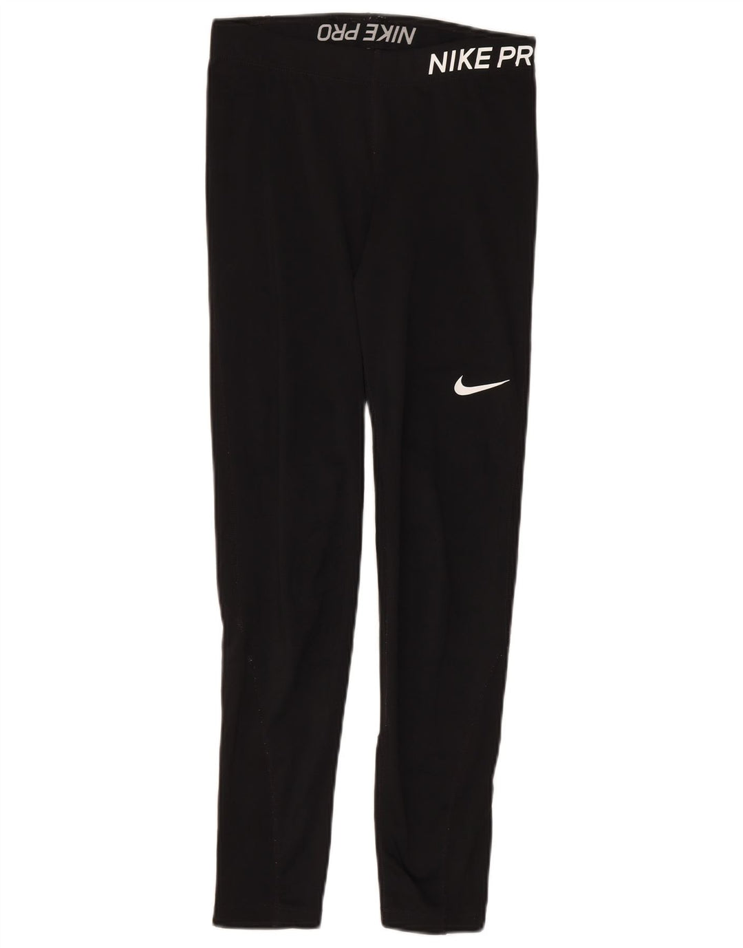 Leggings Nike Womens Slim Fit UK 14 Médio Preto Poliéster Esportes