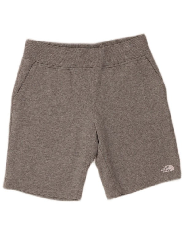 Shorts esportivos The North Face Boys 11-12 anos grande algodão manchado cinza