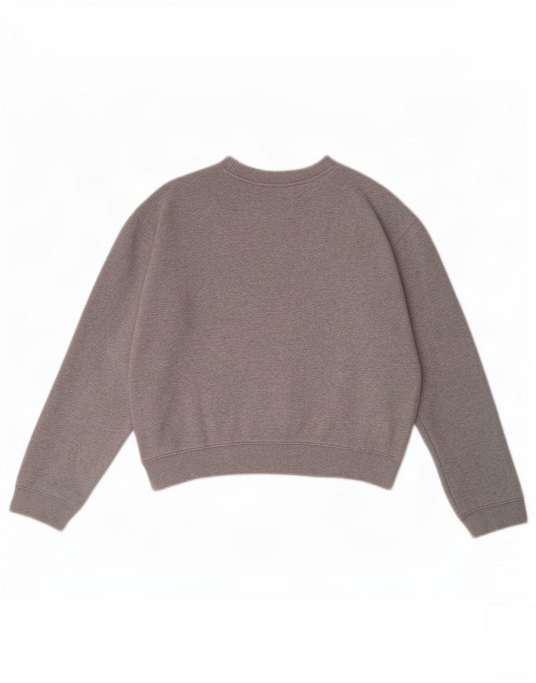 Moletom feminino Replay Crop Graphic Jumper UK 14 cinza médio manchado