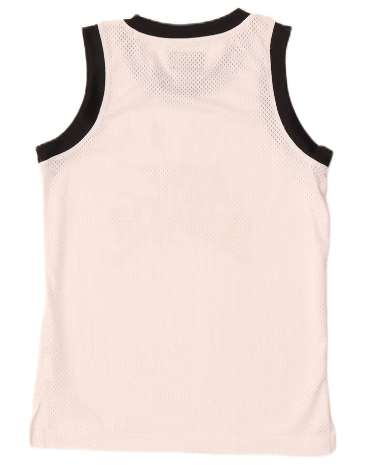 JORDAN Colete gráfico masculino Top 10-11 anos médio branco colorblock