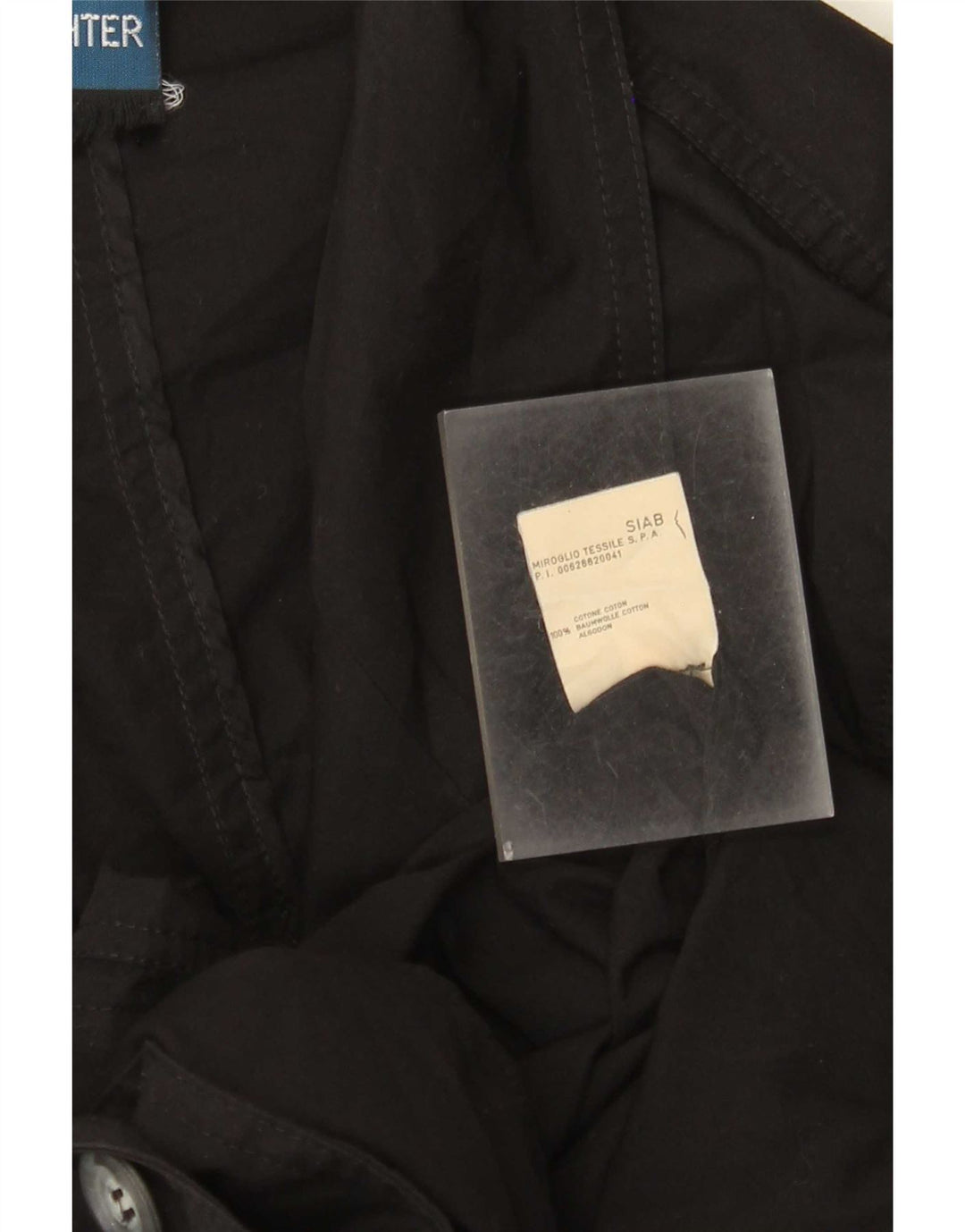 Jaqueta blazer feminina Daniel Hechter com 1 botão IT 48 XL algodão preto