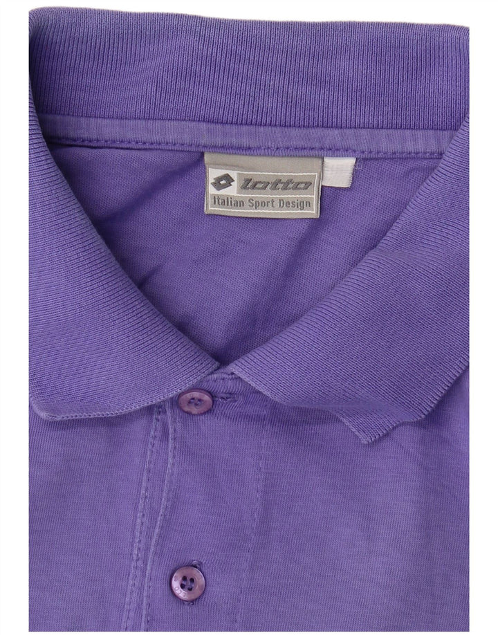 Camisa polo masculina LOTTO grande roxa
