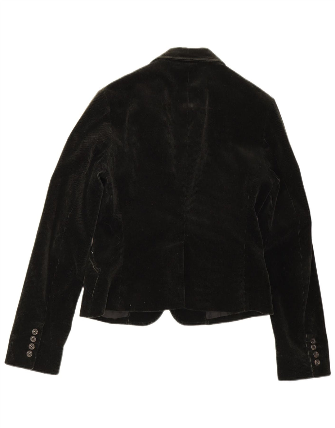 Ralph Lauren Jaqueta blazer feminina de veludo com 3 botões EUA 6 médio cáqui