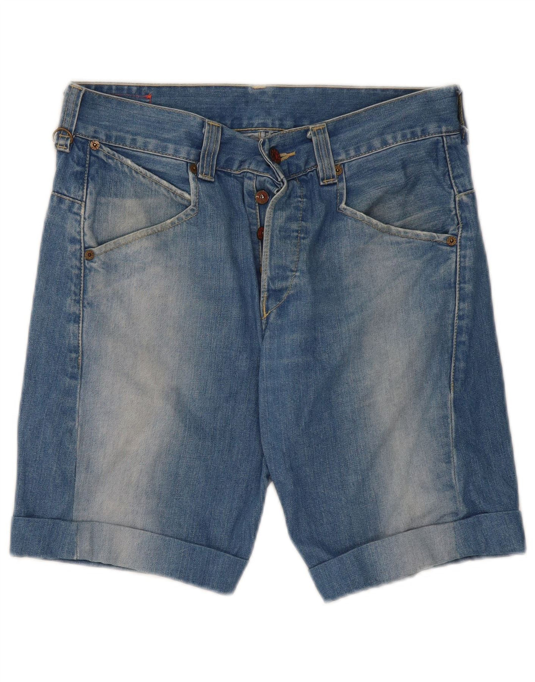 Shorts jeans masculino LEVI'S W30 algodão azul médio