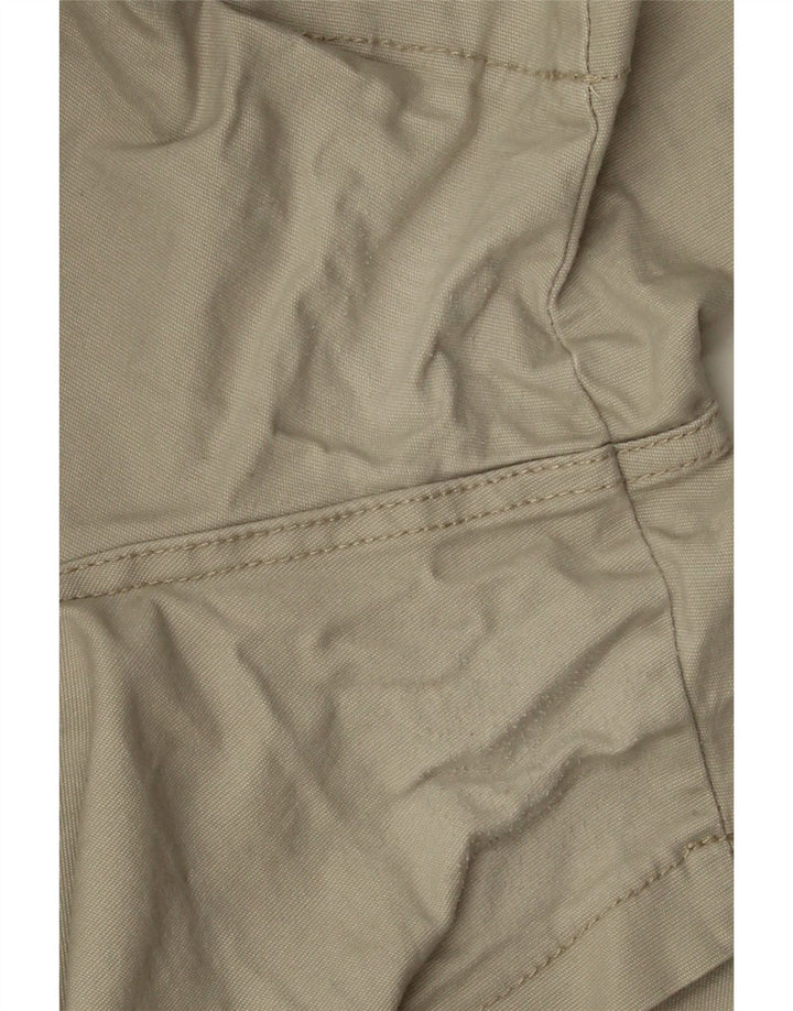 Shorts cargo feminino de cintura alta LEE US 18 2XL W38 algodão bege